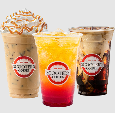 Scooter's Coffee drinks  